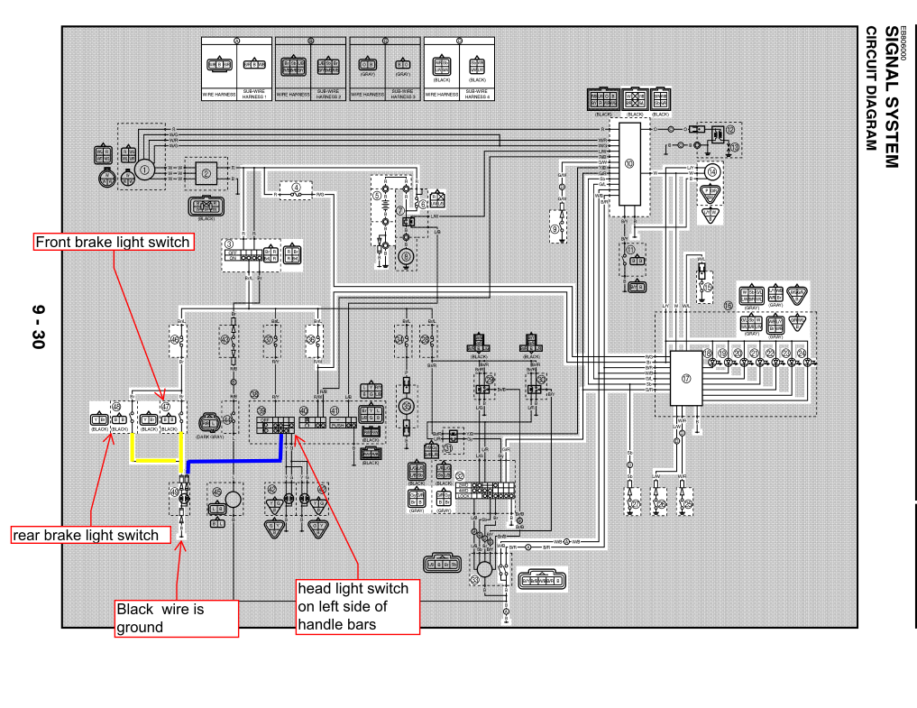 Yamaha 350 Grizzley Atv Wiring Diagram / Yamaha 350 Grizzley Atv Wiring